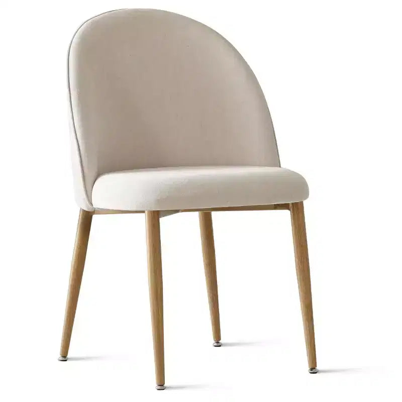 Set da pranzo allungabile color beige effetto legno, 8 posti, 9 pezzi