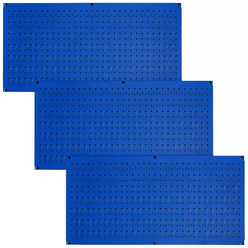 Organizzatore portautensili in metallo con pannello forato, orizzontale, confezione da 3 (colori assortiti)