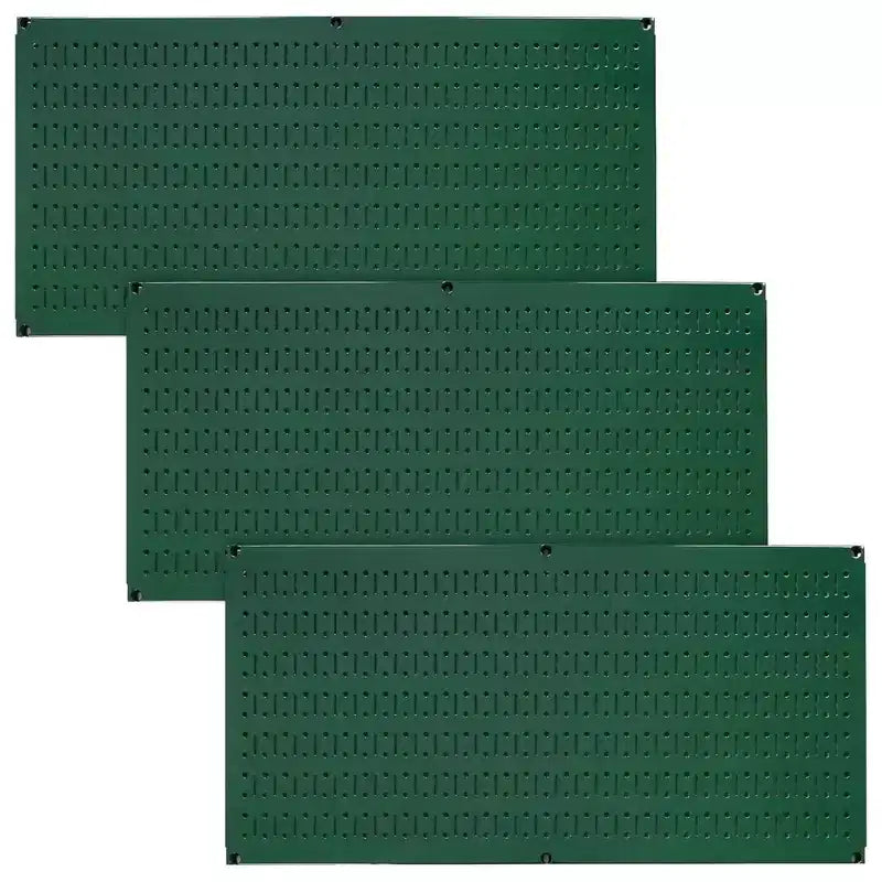 Organizzatore portautensili in metallo con pannello forato, orizzontale, confezione da 3 (colori assortiti)
