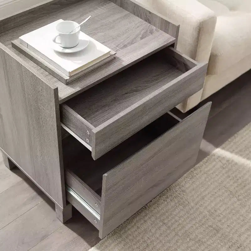 Classificatore laterale a 2 cassetti grigio