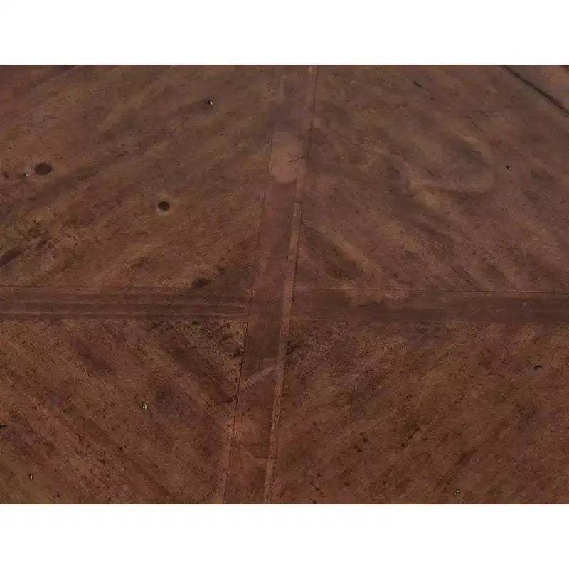 Tavolino quadrato in legno marrone con cassetto, 1 pezzo