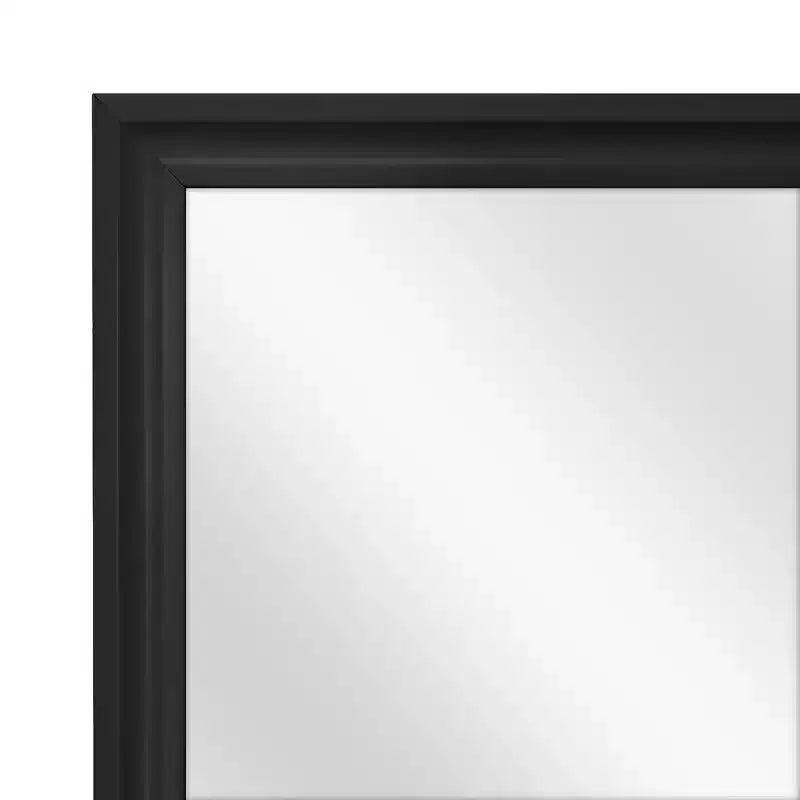Specchio da porta a figura intera opaco bianco/nero, per 1 persona