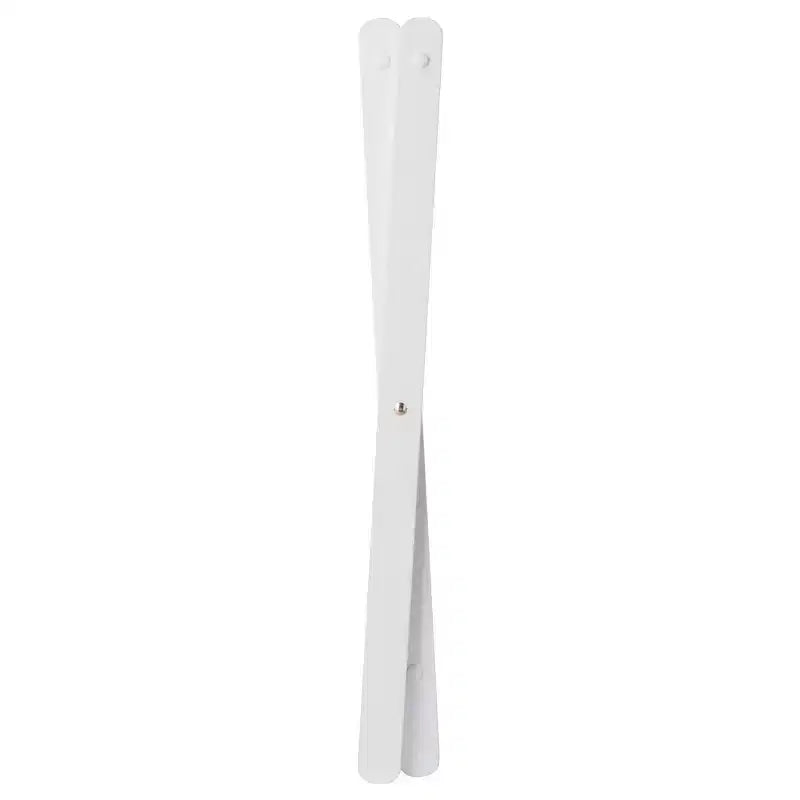 Portapacchi in legno nero/bianco con ripiano, singolo